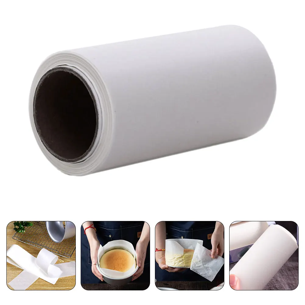 

20m Cake Paper Anti stick Chiffon Edge Liners Mold Side Chiffon Cake Liners Protective Barrier Ideal Parchment