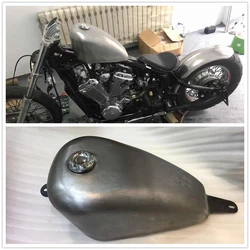 8cm/4cm 9L Motorcycle Petrol Gas Fuel Tank For Honda Steed 400 600 Steed400 Steed600 VLX 400 600 VLX400 VLX600 Shadow VT600