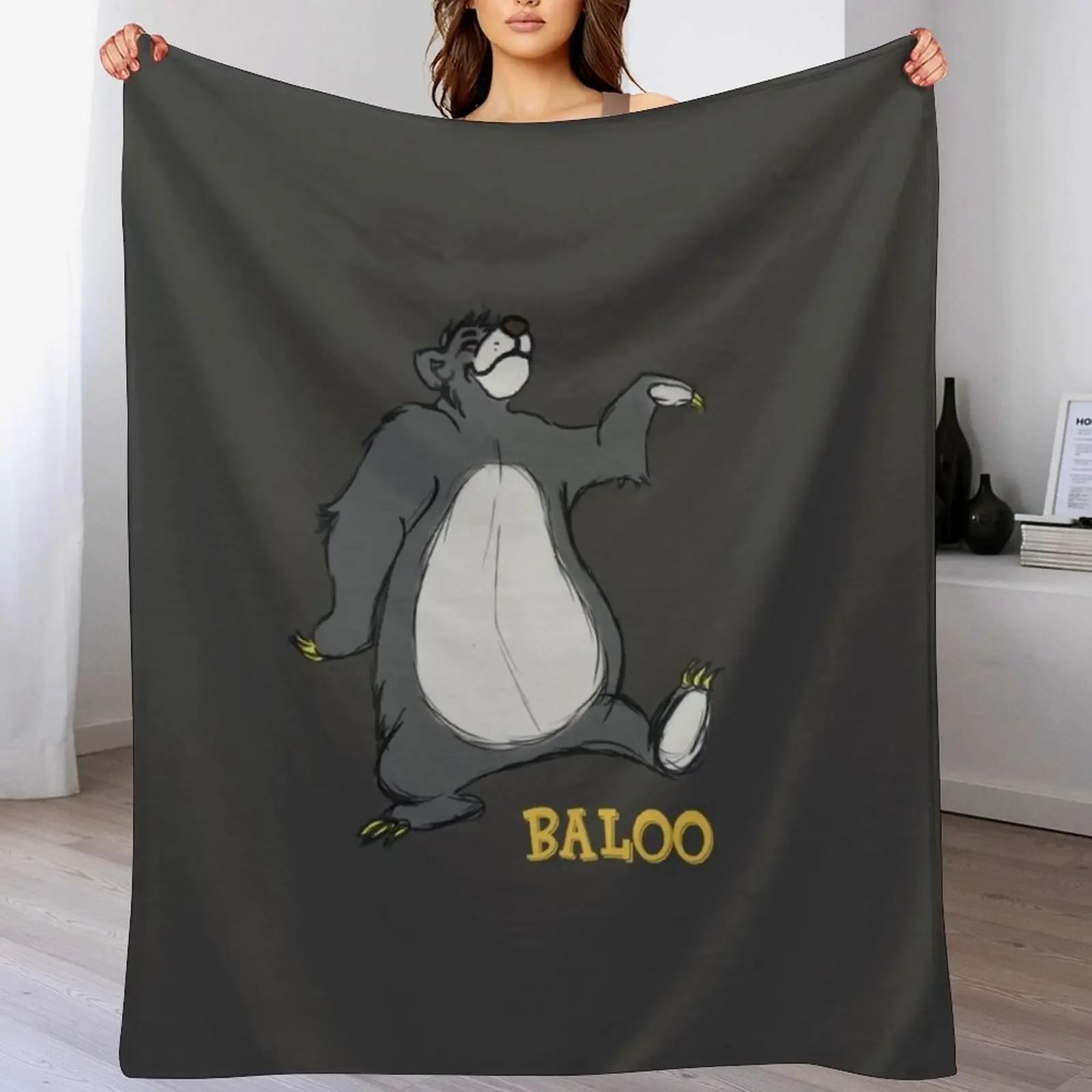 

Baloo Throw Blanket Bed linens Cute Softest blankets ands Blankets