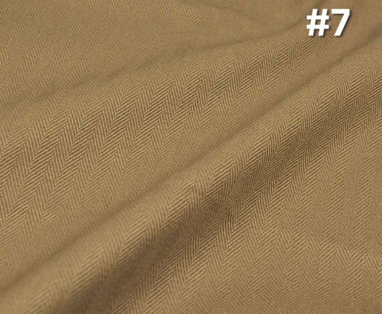 11,2 uncji Premium Armygreen Dyed Fabric 380gsm Khaki Herringbone Spodnie Sukienka Płaszcz Dostawca tkanin W1302193