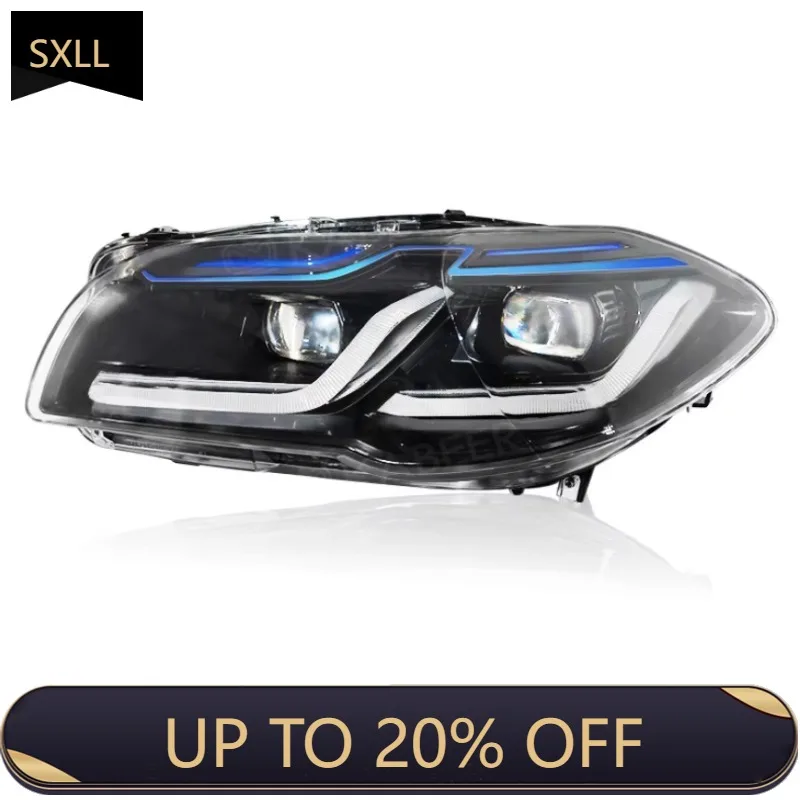 

SXLL 5 серии 2011-2017 F10 F11 F18 520 525 528 530i Полноэлектрический светодиодный фонарь Обновление фар G30 Стиль фар Автомобильный указатель поворота