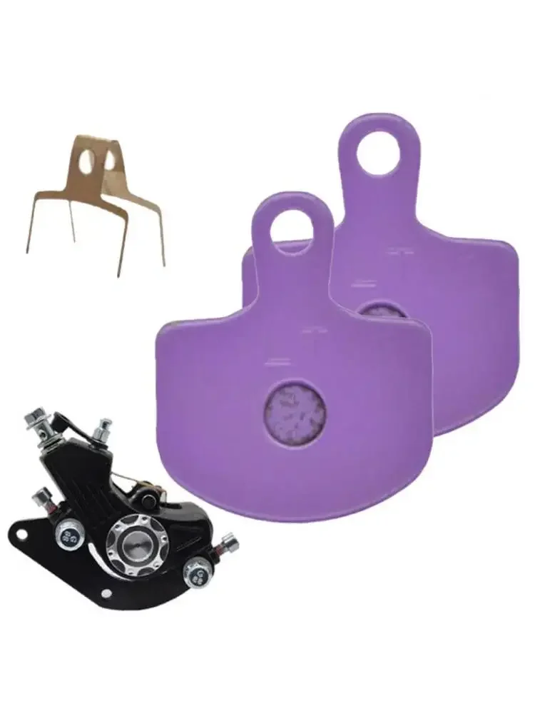 Plaquettes de frein de vélo, plaquettes de frein à disque, pour déplacements urbains, fabrication soignée, matériau semi-métallique en résine résistant à la déformation