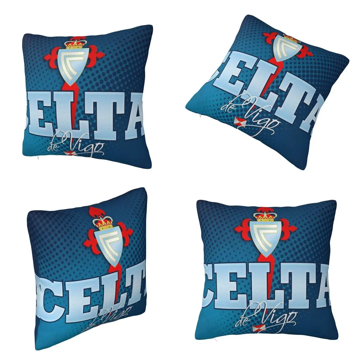 FC CELTA VIGO غطاء وسادة مربع غطاء وسادة كيس وسادة رمي غطاء وسادة للمنزل غرفة نوم السيارة