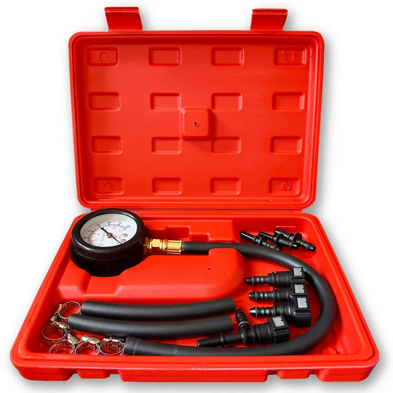 أداة كشف ضغط وقود السيارة، مقياس ضغط الوقود، جهاز اختبار مضخة الوقود للدراجات النارية