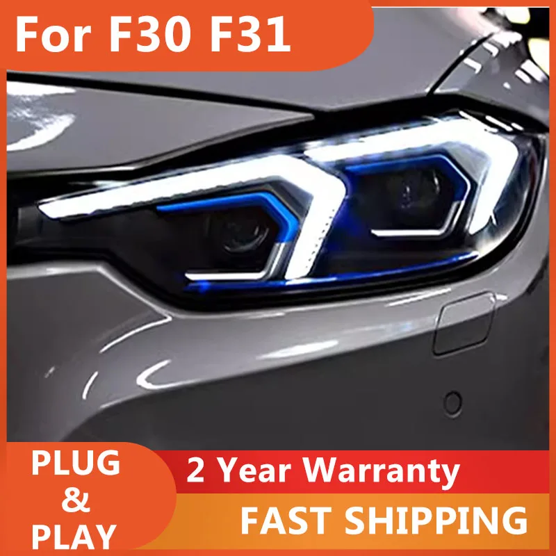 Car Accessories for BMW F30 Head Light 2013-2018 F31 Headlight DRL Turn Signal High Beam Projector Lens