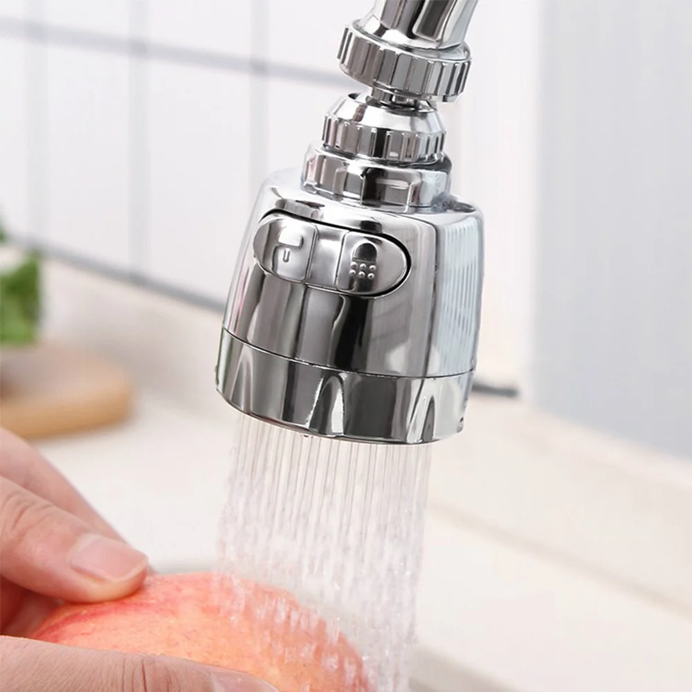 Dual Mode Adjustable Tap Aerator 360 Degree Swivel Faucet Bubbler Water Saving Filter Faucet Nozzle Kitchen Bathroom Accessory