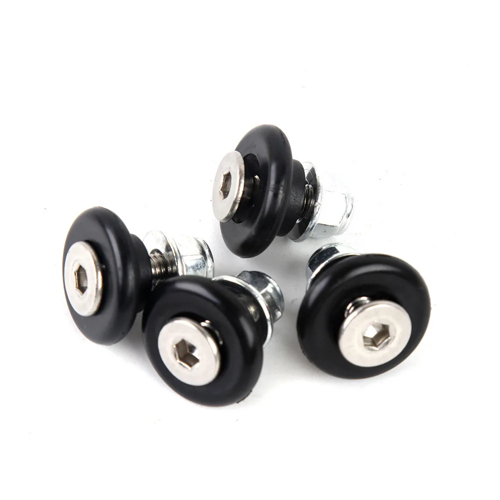 

4PCS motorcycle general aluminum alloy tail box T-buckle, including silent wear-resistant plastic pad