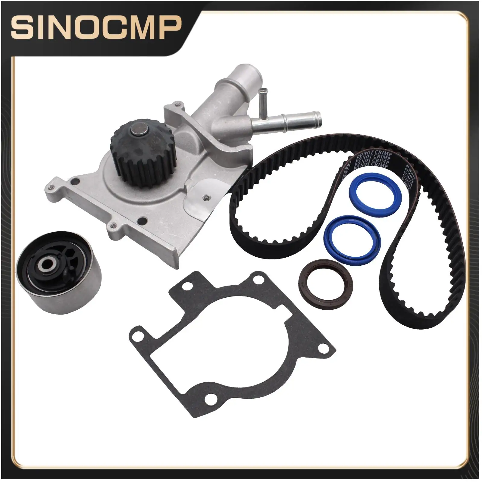 

Комплект водяного насоса ремня ГРМ SI-AT63019 для 00-04 Ford Focus 2.0L 8V SOHC, двигатели и компоненты, совершенно новые компоненты ГРМ