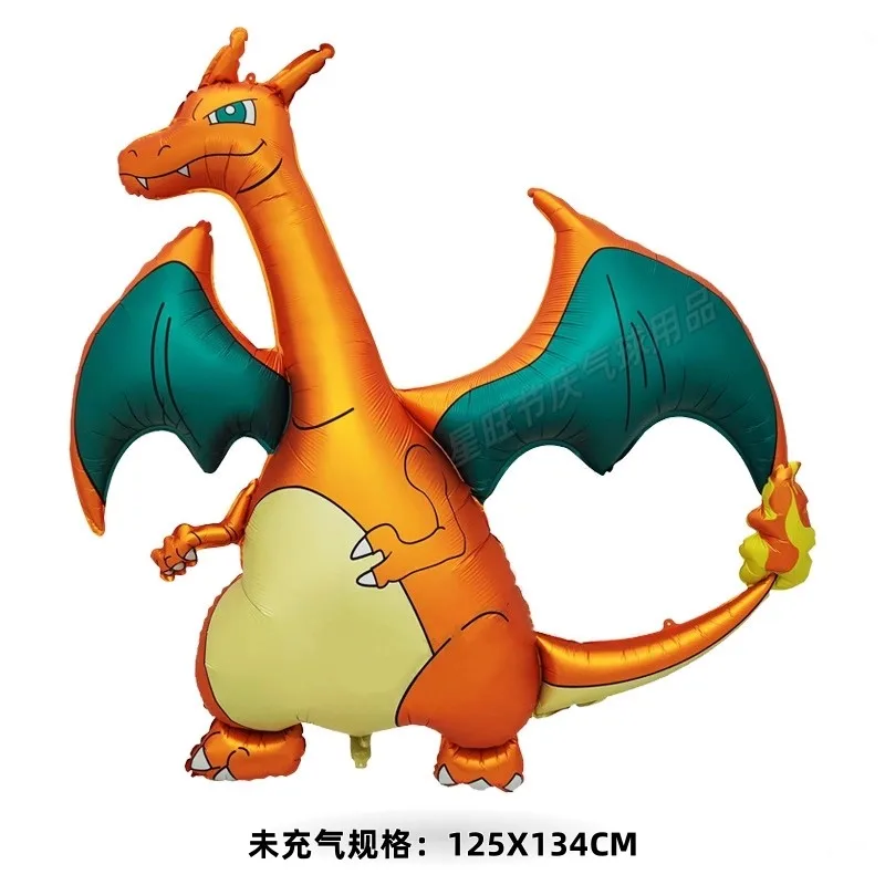 Pokemon 3D Balloon Giant Pikachu Charizard Foil Balloon Birthday Decoration Children's Birthday Boy Girl Baby Shower Party Suppl view 2