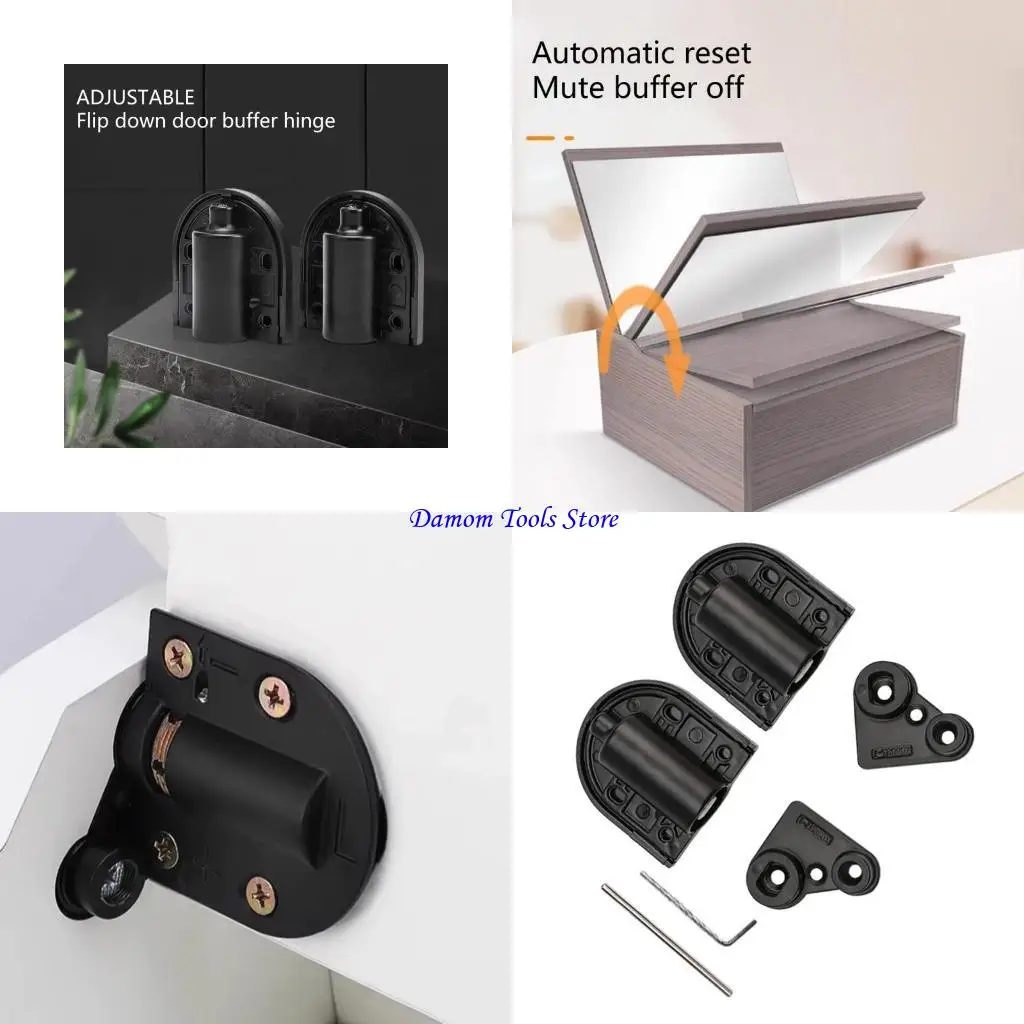 

57BE Dressing Table Door Hinge Heavy Duty Adjustable Supports 4 to10kg for Home
