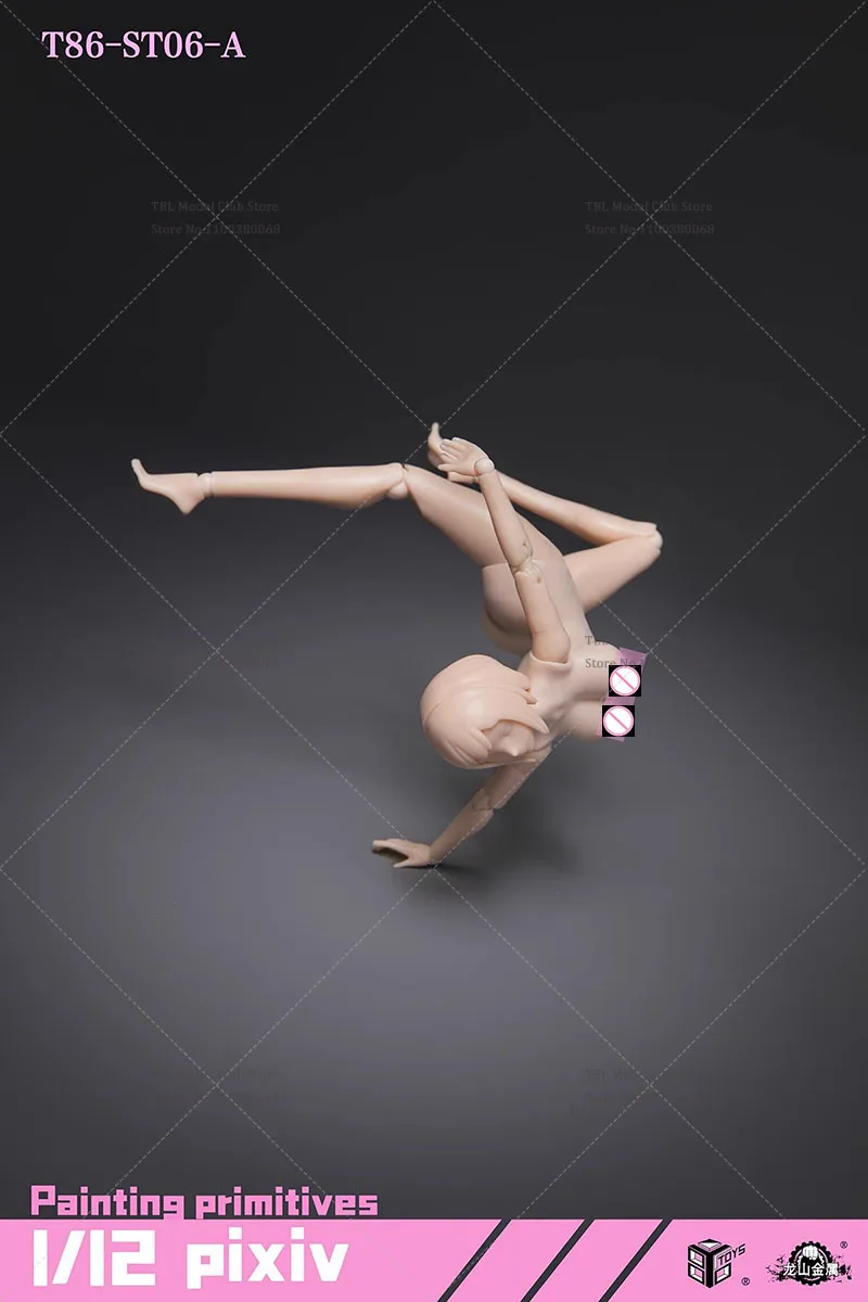 متوفر 86TOYS T86-ST05/06 شاحب/أسمر الجلد 1/12 الدهون الأرداف لطيف أنيمي رئيس سوبر مرنة المشتركة الجسم 6 في عمل نموذج لجسم #5