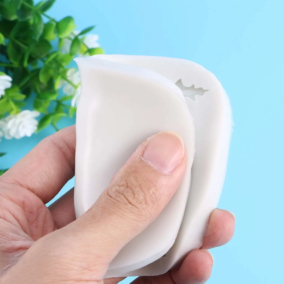 

Leaves Silicone Molds Grey Cake Fondant Chocolate Bakeware Nonstick DIY Baking Tools Decorate Leaves Fondant Mold