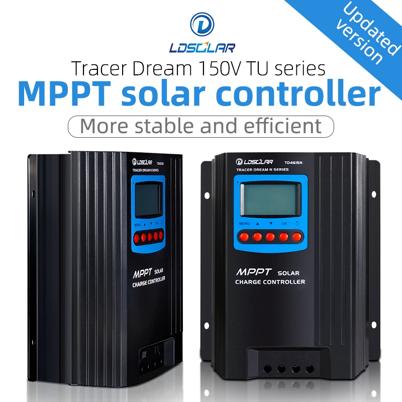 Tracer Dream series 12V 24V 48V 50 Amp Mppt Solar Charge Controllers with wifi remote monitoring