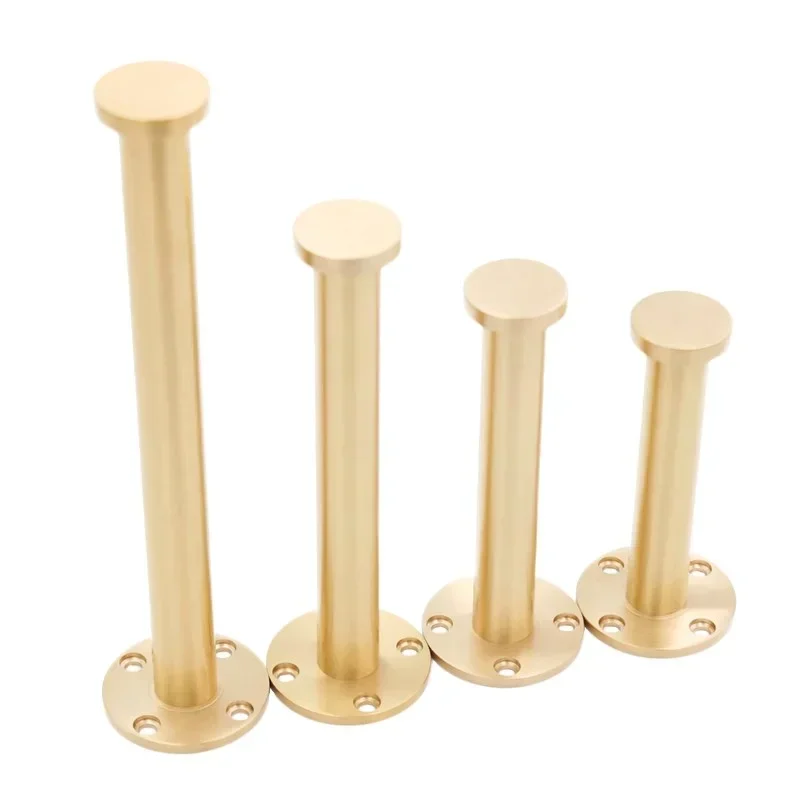 

4PCS/Lot Brass Furniture Legs, 21cm, 16cm, 13cm, 11cm High, TV Cabinet Heightened Legs Tea Table Replacement Legs for Cabinet