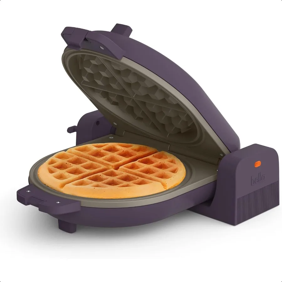 

FlipnStore Waffle Maker EverGood Ceramic Nonstick Coating Fitsanywhere Kitchenware Power Indicator Light Touch Handle 7 Wide 1