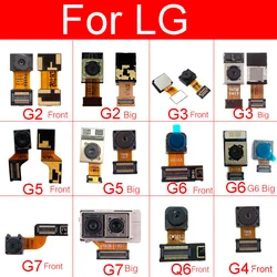 Front & Main Rear Camera Flex Cable For LG G2 G3 G4 G5 G6 G7 Q6 Back Big Camera + Small Facing Camera Repair Parts Tested Good