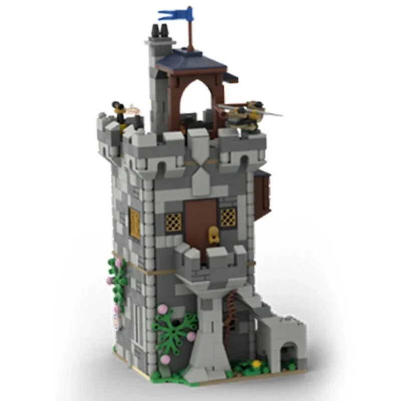 Medieval Fortress Model Moc Building Bricks Alternate Watchtower Technology Modular Blocks Gift Christmas Toys DIY Sets Assembly