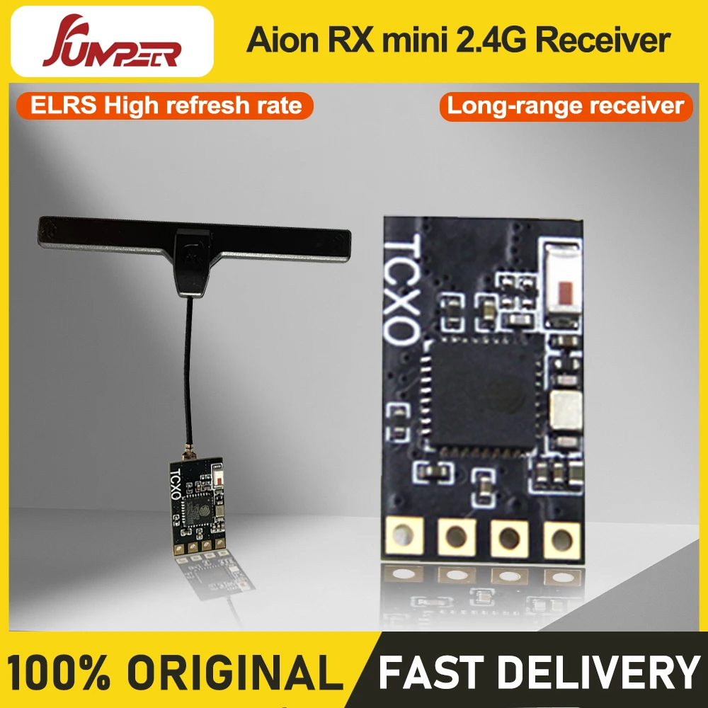 Jumper AION RX MINI 2.4GHz ELRS Receiver Module for FPV Tinywhoop Racing Drone Compatible with Jumper T-Pro Transmitter