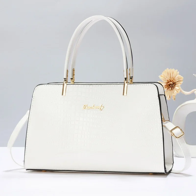 

Роскошная брендовая дизайнерская женская сумка, модная сумка через плечо с крокодиловым узором, большая вместительная сумка через плечо, дорожная большая сумка