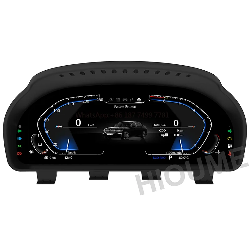 

12.5" Speed Meter Screen for . X3 X4 2014-2017 Dashboard LCD Instrument Car Multimedia Player Digital Cluster Cockpit