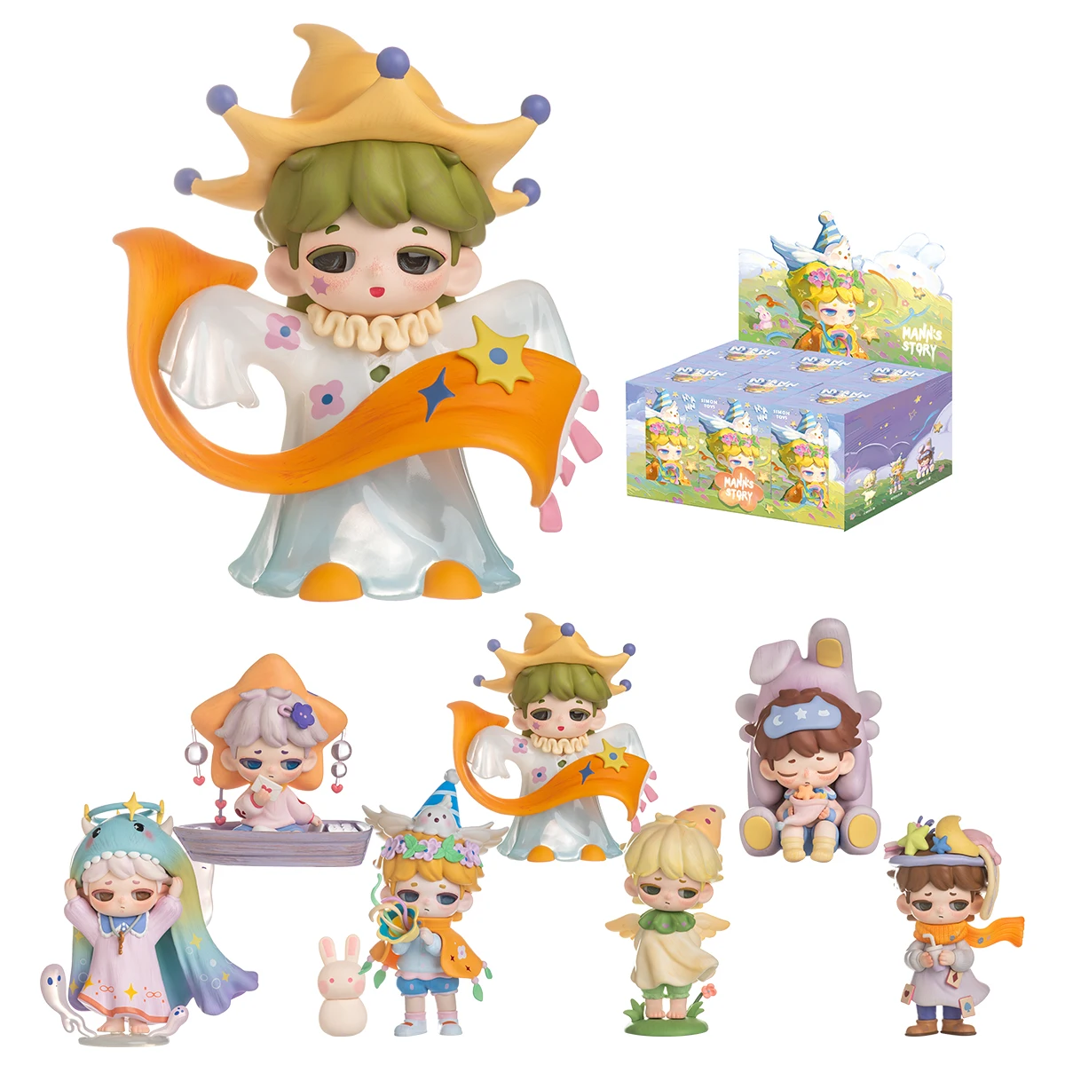 

HIPLAY Simontoys Mann Story The Imaginative Me Series Blind Box Figure