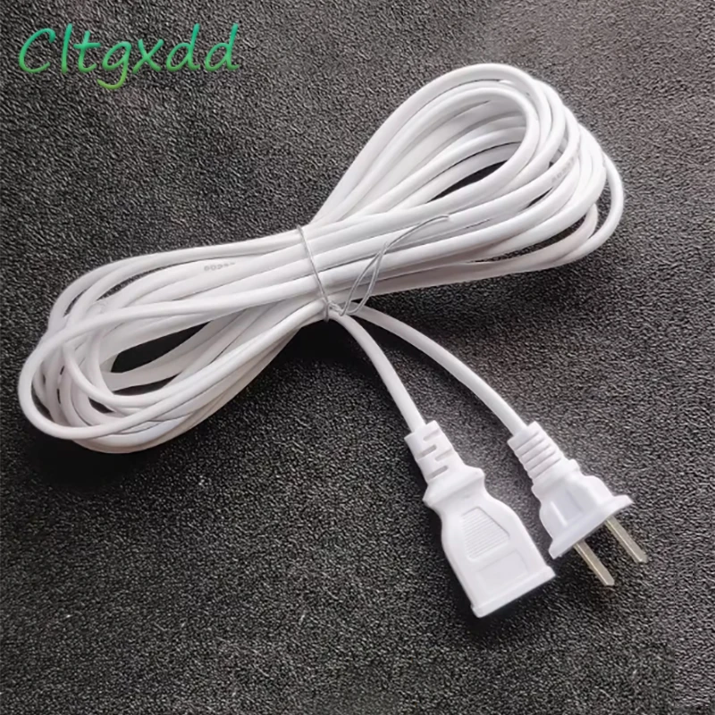 1Piece 3/5CM Power Plug Extension Cable Suitable For Household Monitoring Fans And Other Electrical Equipment 2-pole Adapter