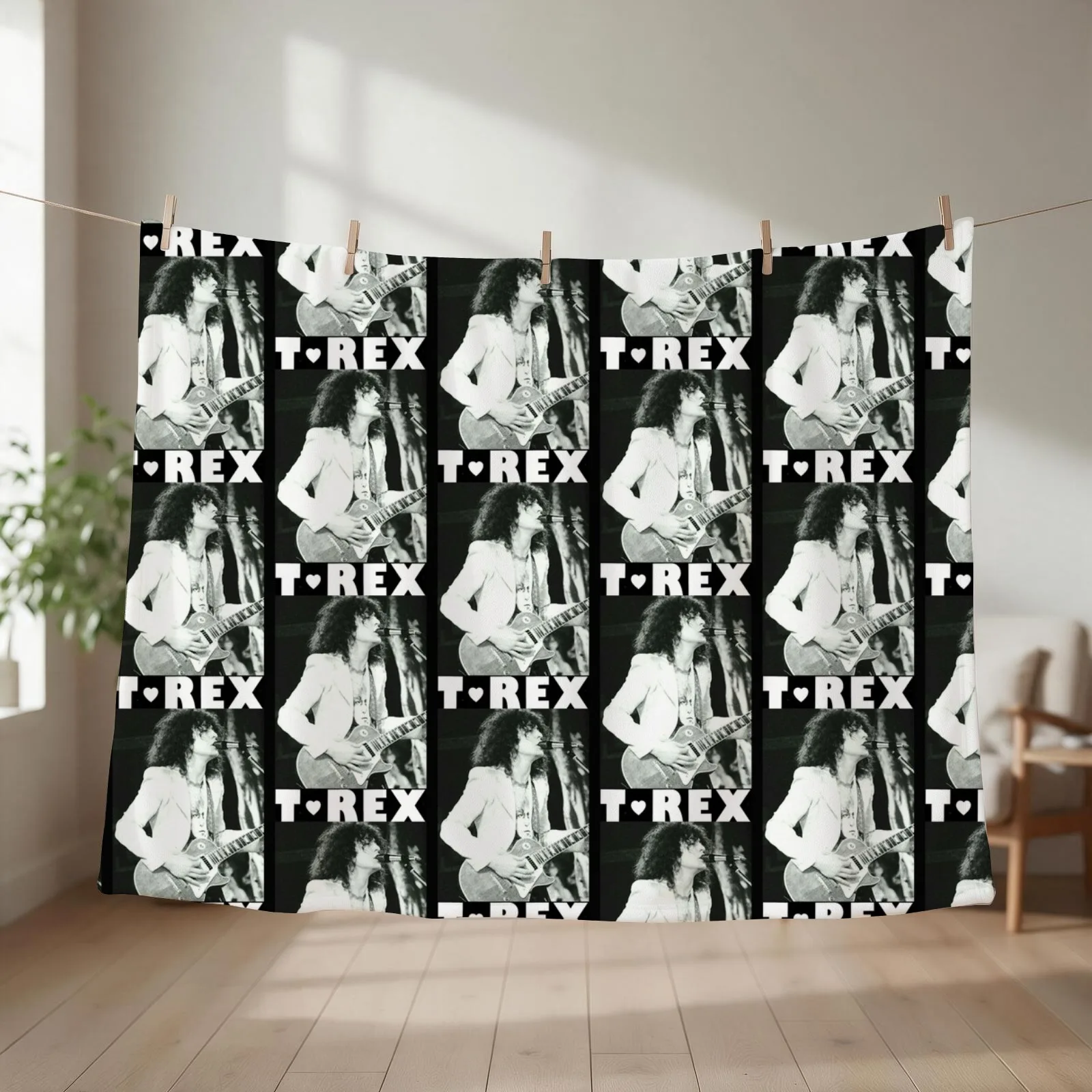 T Rex - Marc Bolan Throw Blanket halloween Blankets Sofas Of Decoration Sofa Thermal Blankets
