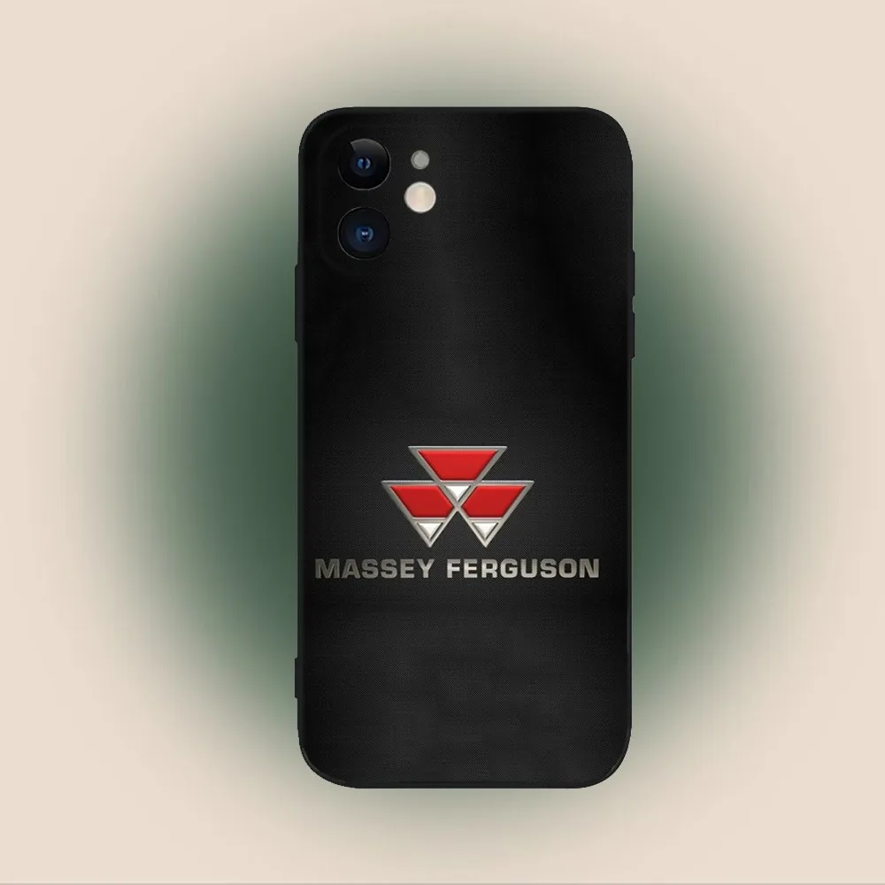 Massey Ferguson  Phone Case For iPhone 15,14,13,12,11,Plus,Pro Max,XS,X,XR,SE,Mini,8,7 Soft Silicone Black Cover