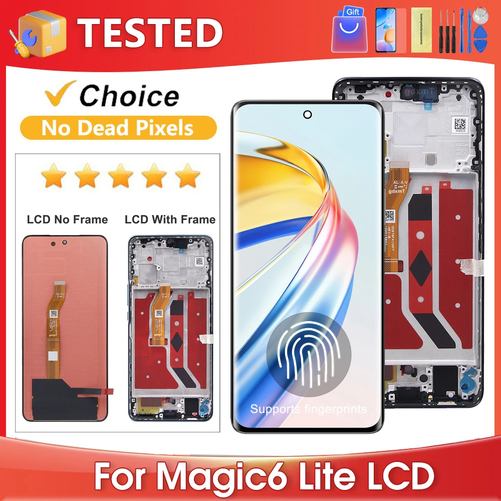 678''oem-for-honor-magic6-lite-ali-nx3-for-honor-x9b-x50-lcd-display-touch-screen-digitizer-assembly-replacement