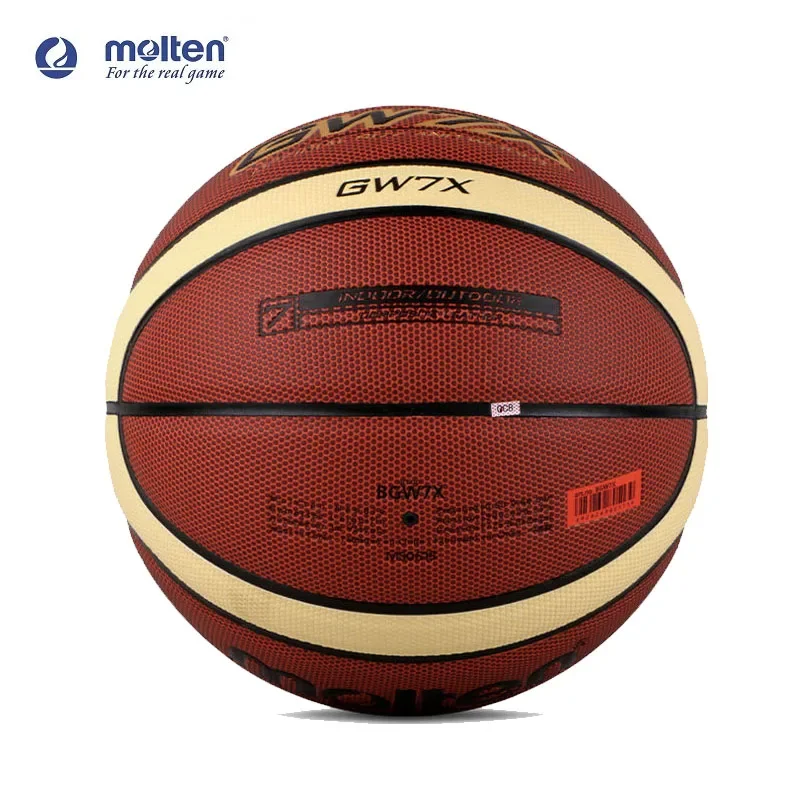 Pelota de Baloncesto Original MOLTEN GW7X Eam, pelota deportiva de cuero PU, resistente al desgaste, antideslizante, para entrenamiento de juegos en interiores y exteriores