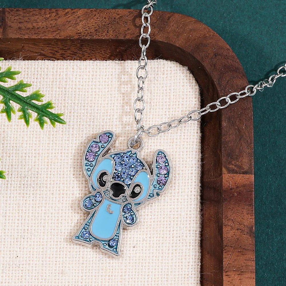 Disney Stitch Full Diamond - Sparkling Rhinestone Pendant, Lilo & Stitch Bling  for Women & Fans
