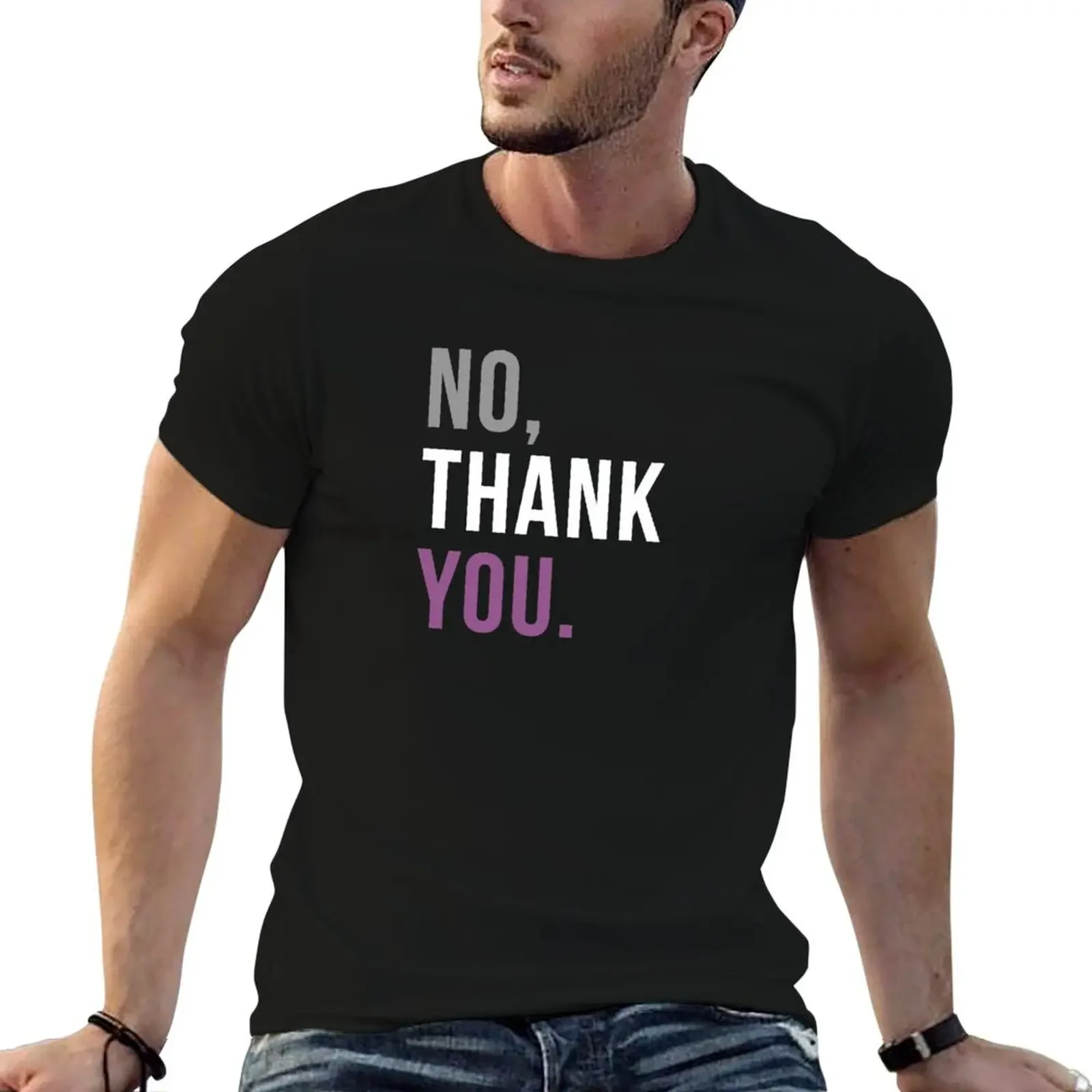 No, Thank You. T-Shirt oversized t shirt oversized graphic tee big and tall t shirts for men