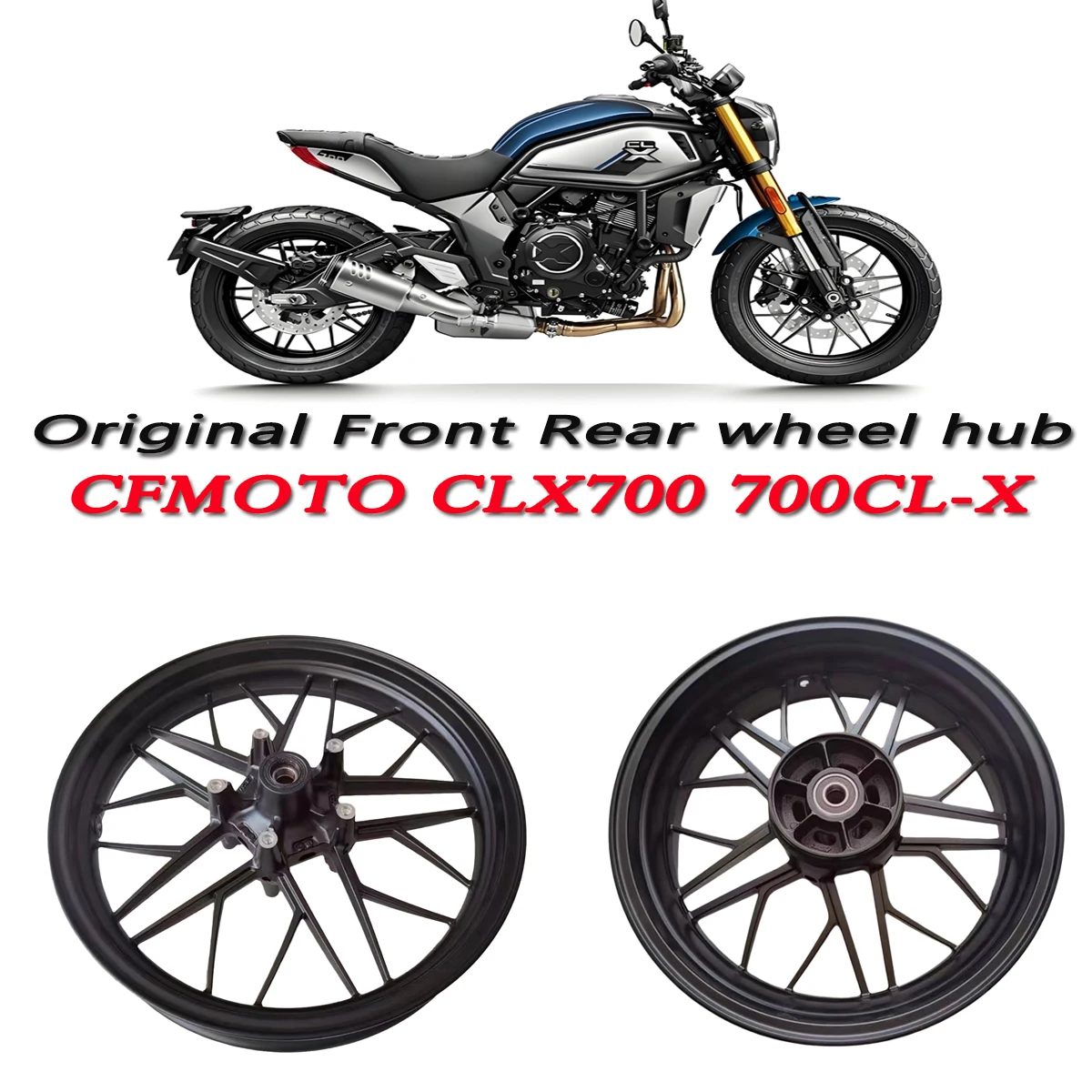 

Motorcycle Wheel Hub Front Rear Aluminum Wheel Hub CL-X700 Aluminum Alloy Wheel Hub Fit For CFMOTO CLX700 700CLX