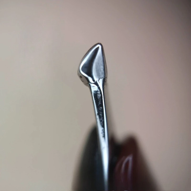 Double Layered Long Knife Stacked Tip Fountain Pen 1.0mm 2.5mm Hand Polishing Calligraphy Pen Tips Ink Pens Luxury Nibs Gift