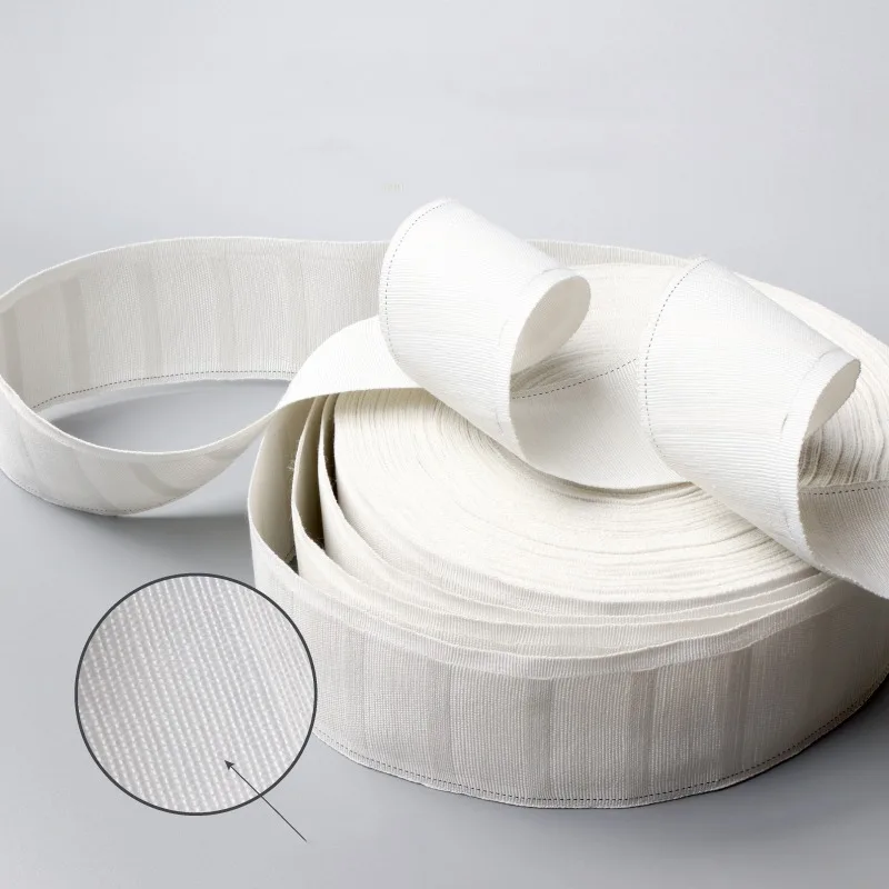 5/10/20 Meters White Pull Pleated Tape Use for Curtain Grommet Top Tape Pencil Pleat Hook Tape Curtain Accessories