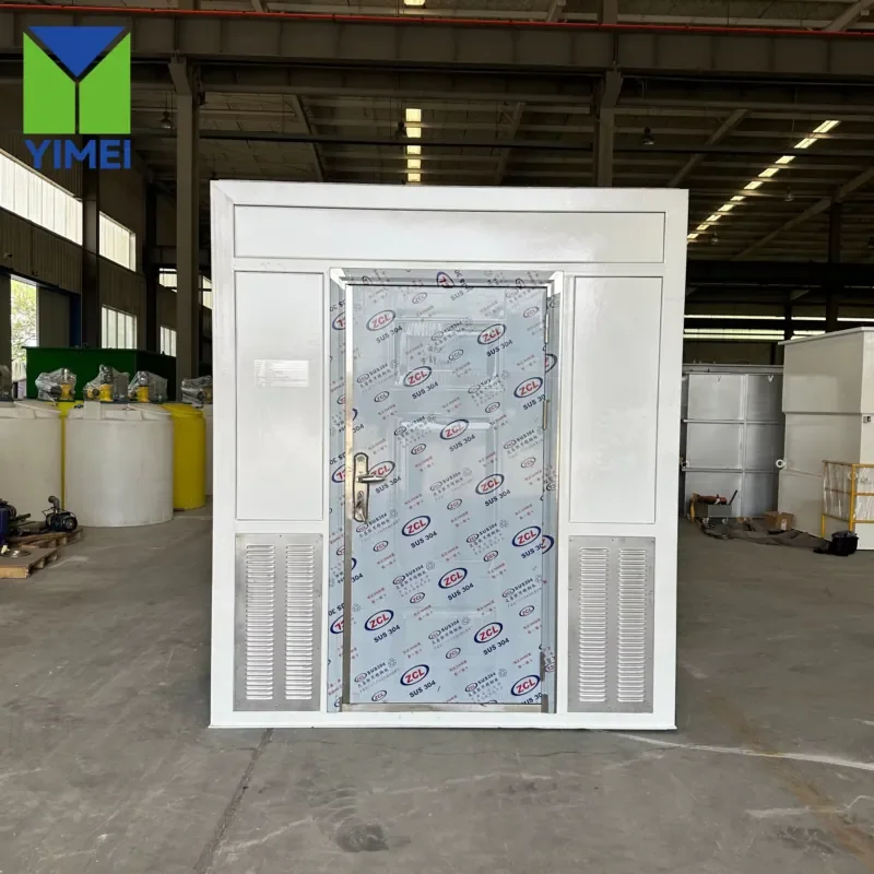 Advanced Automatic Modular MBR/MBBR Integrated Sewage Treatment Plant for Slaughterhouse Wastewater Treatment System Project view 3