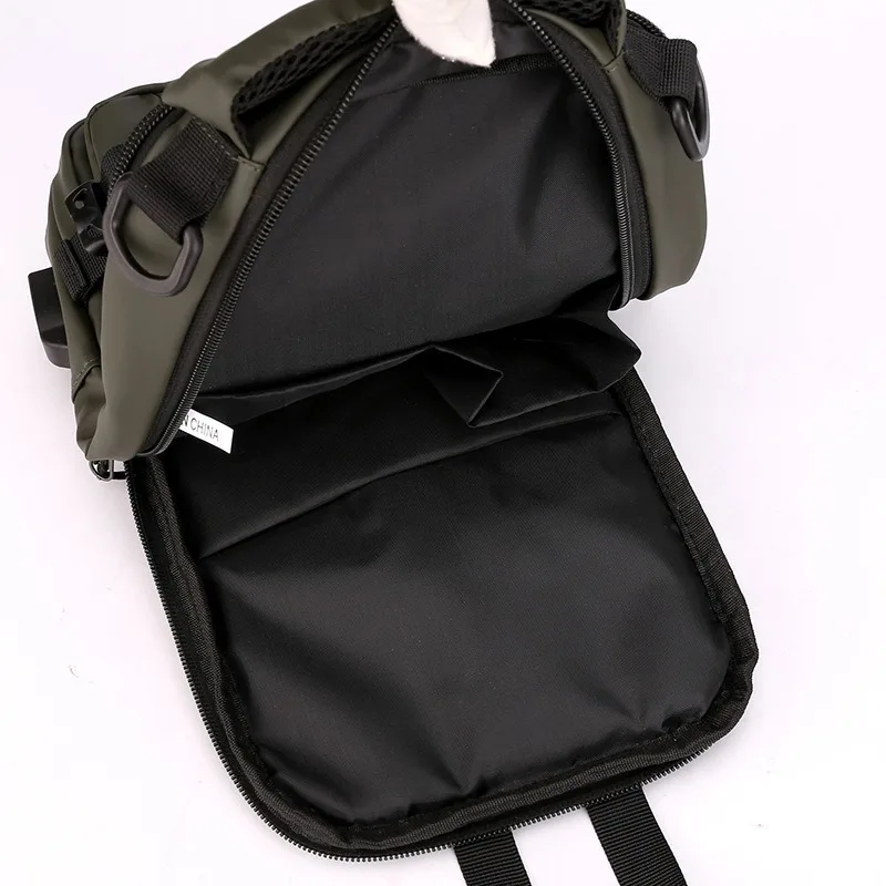 Cross-border Special Men\'s Multifunctional Chest Bag Single Shoulder Crossbody Bag Waterproof Space Cloth Small Backpacks