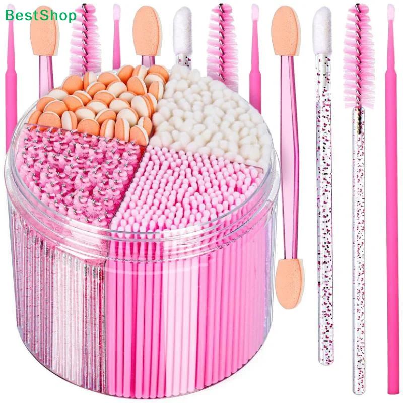 

〔R〕Cotton Swabs | Multi-Function Nail Clean Brushes & Sponges, All-in-One Set for Nail Art & Manicure Grooming