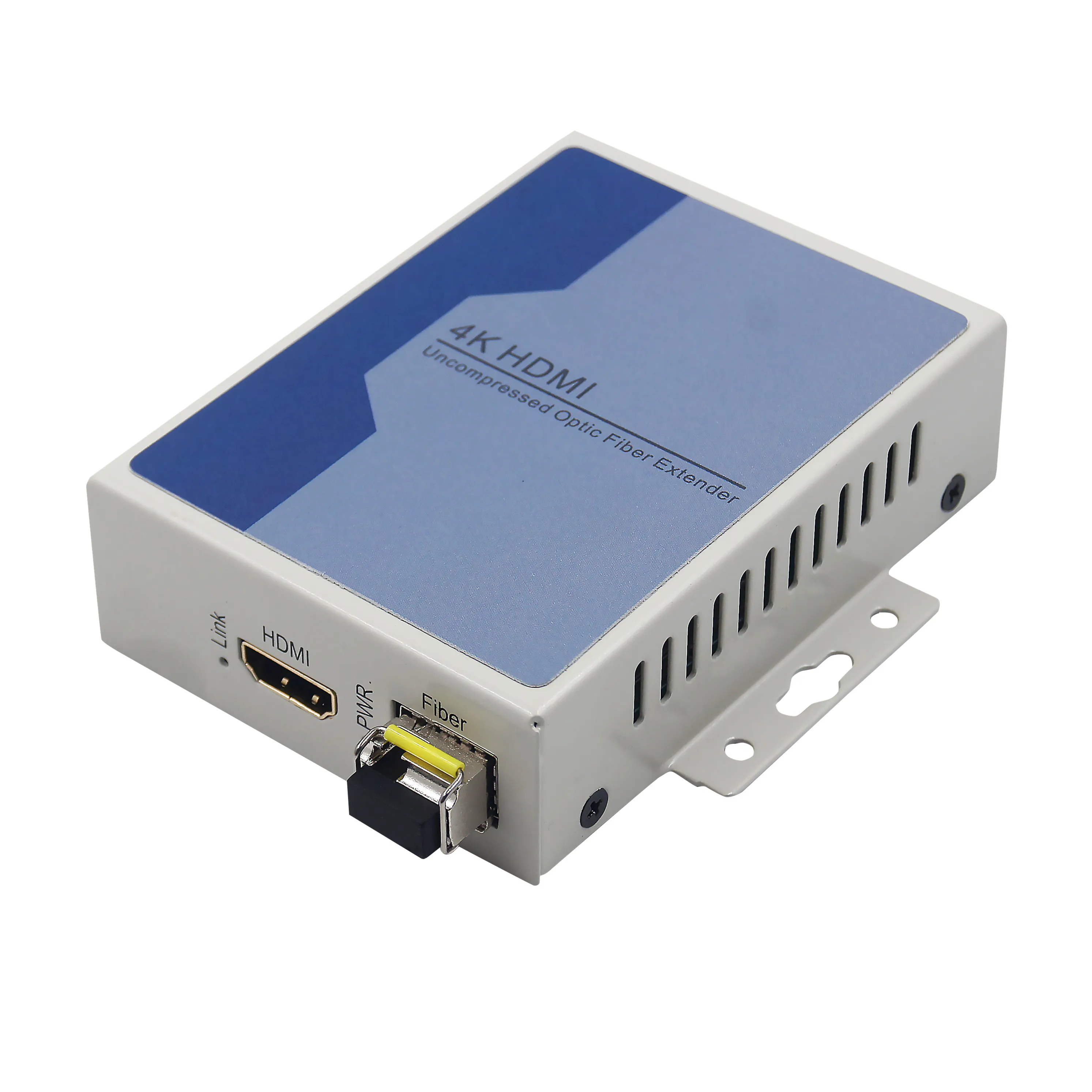 hit productCCTV HD 4K*2K 20KM Optical Extender & KVM Converter with /LC Ports Single Mode Fiber Metal Housing