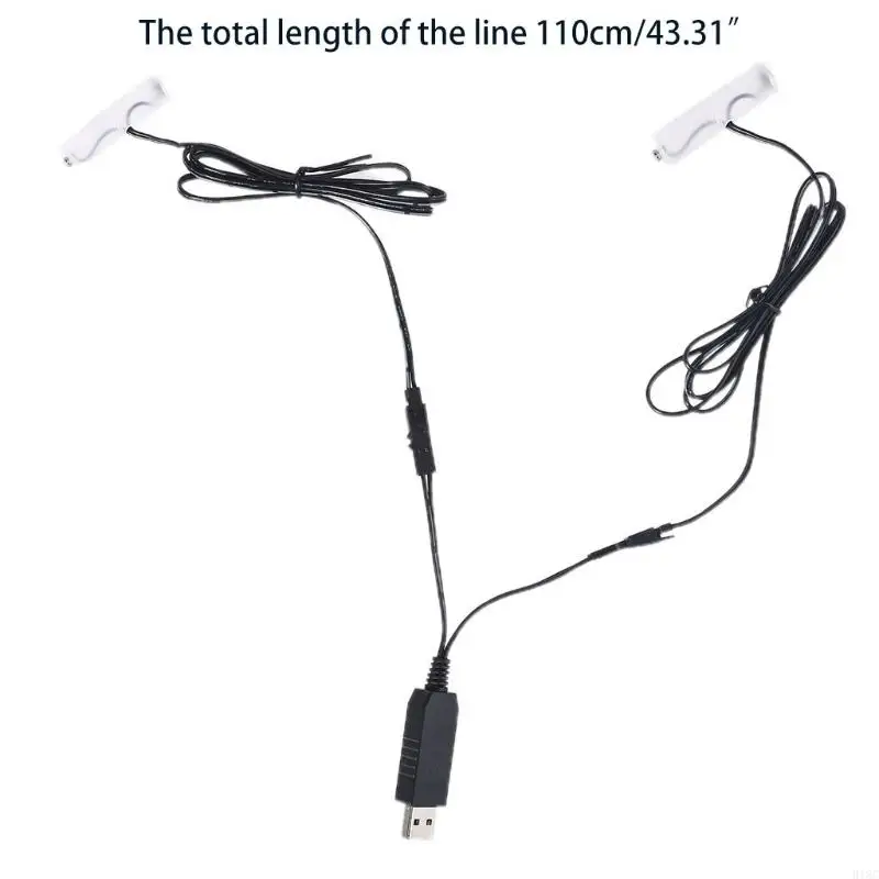 918C 1~2 AA 배터리 장난감 장식용 USB 전기 변환기 LED 램프 라디오