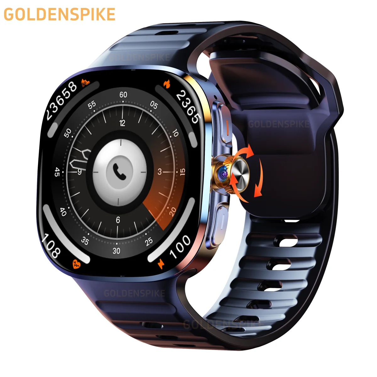 

M99 Smartwatch 4G Android 10.0 System GPS WIFI 5G SIM Card 2.4''inch 720*720 Large AMOLED Screen 8GB+128GB Smart Watch Men Adult