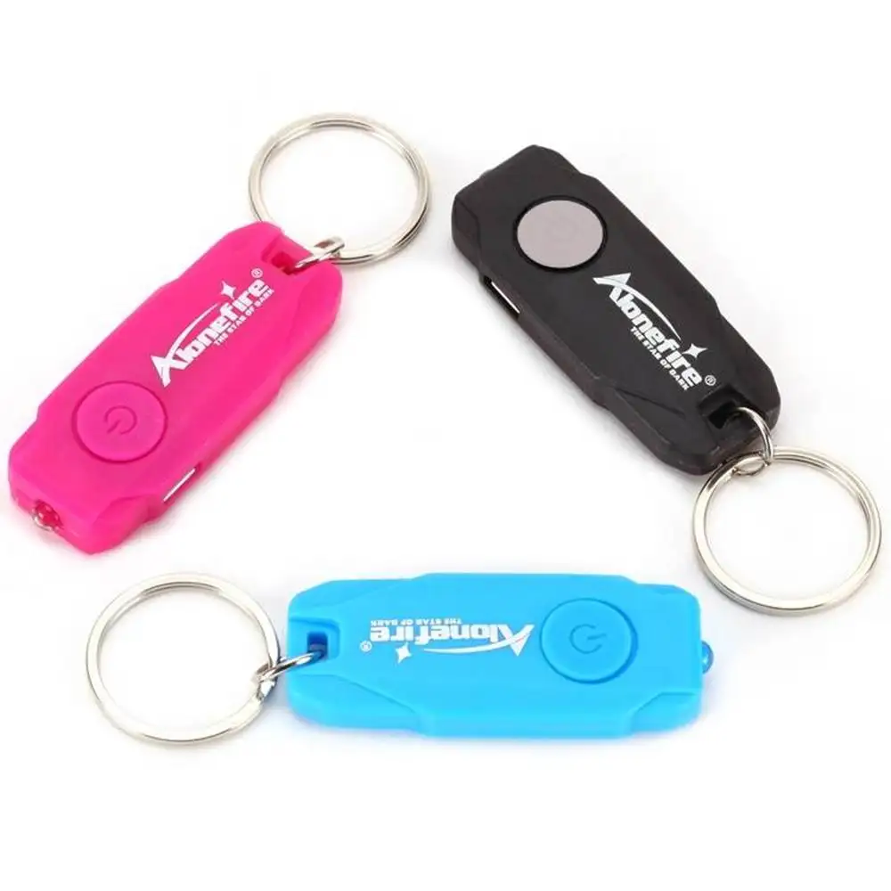 Mini LED Keychain Light, USB recarregável, lanterna legal, estudante, leitura da criança, lâmpada do livro, tocha de emergência, Stair Keyhole Light