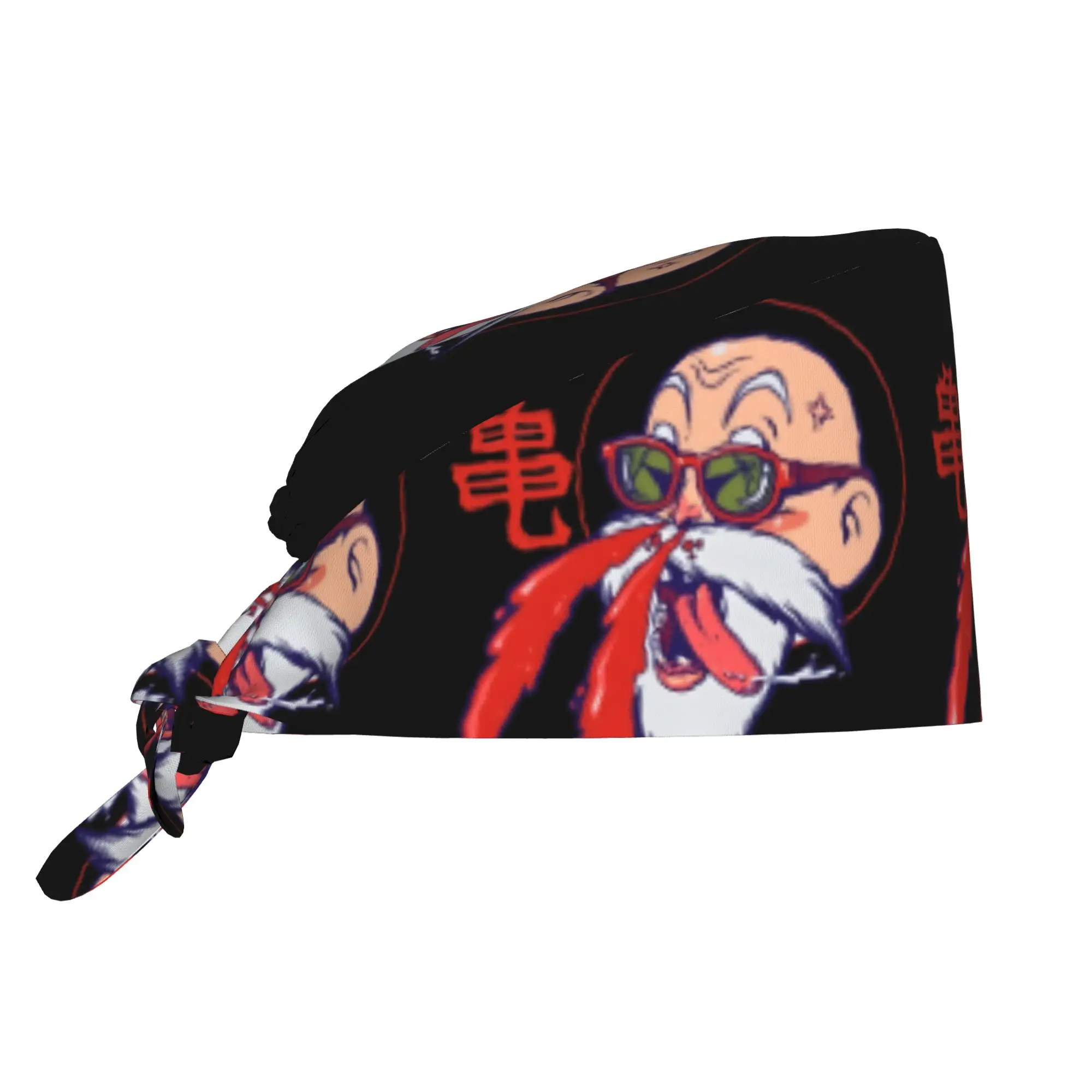 Custom Master Roshi Manga Cartoon Cleaning Working Cap Cool Men Women Comic  Scrub Cap Surgicals Hat Nurse Scrubs Hat Nurse