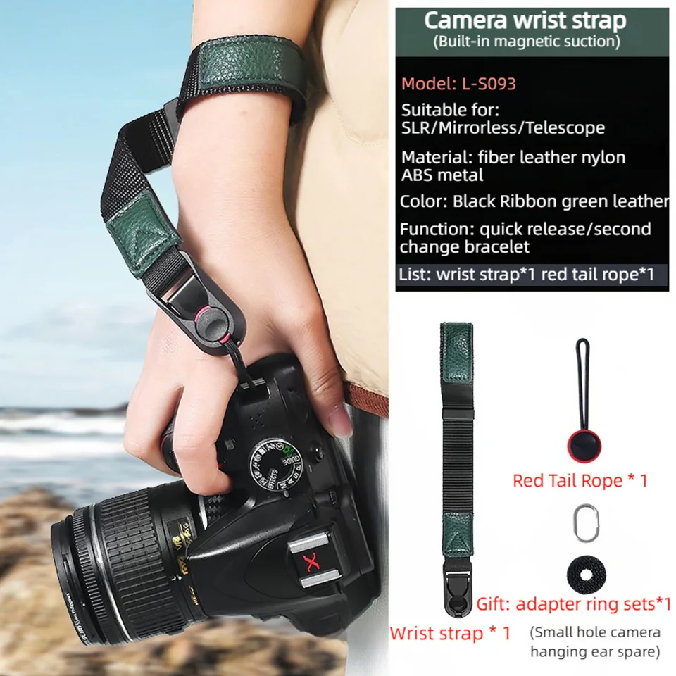 Camera Wrist Strap Quick Release Belt For Canon Sony Alpha 7C A7CR A7S A6700 A6300 A6300 A7 Fuji X-T5 T3 T20 H2 SLR Canon Nikon