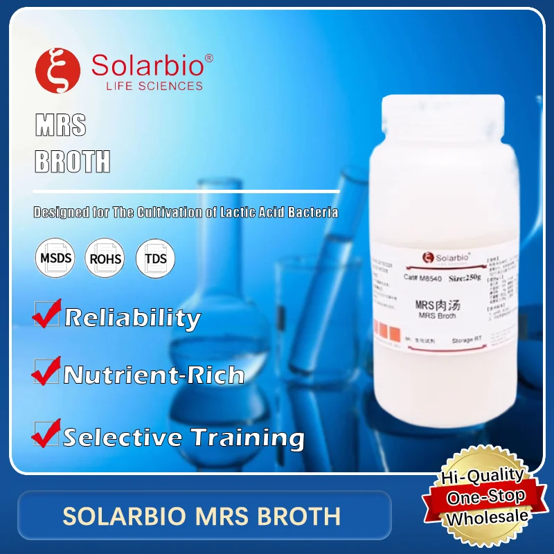 

SOLARBIO MRS BROTH for Microbial Culture and Laboratory Applications Original Product
