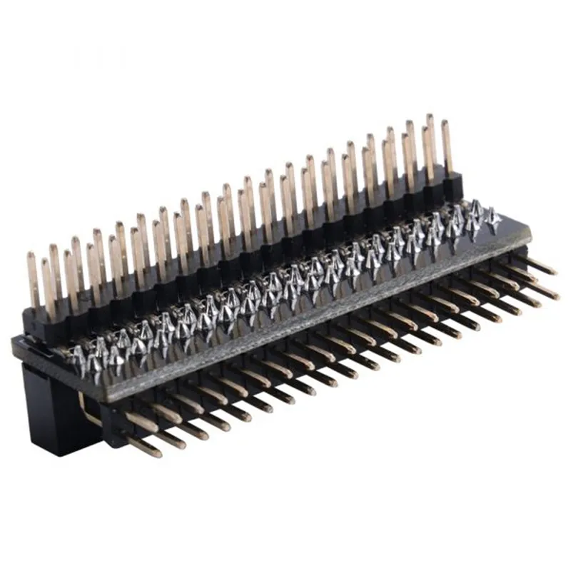 Raspberry Pi Right Angle Edga GPIO Connector GPIO Header Expansion for Pi 5 4B 3B+ 3B Zero 2 W for Orange Pi Banana Pi