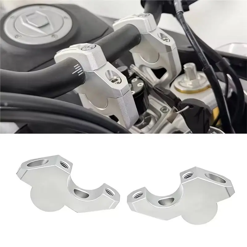 AS57-Motorcycle Clamp Mount Handle Bar Riser Move Back Parts For VOGE DS800X 800DSX 800Rally 800 RALLY Handlebar Risers Up