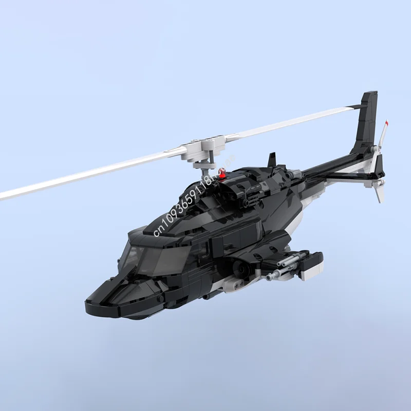 1042 pièces MOC MOCturnal AIRWOLF cloche ville modèle blocs de construction cadeau de noël Architecture jouets assembler bricolage idée éducation brique