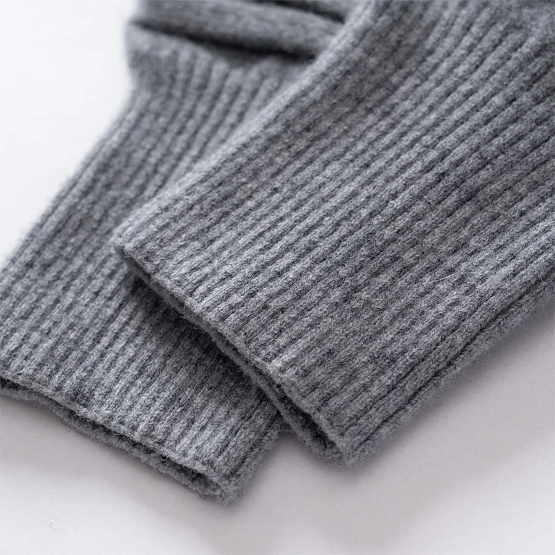 Ergonomis 100% Wool Unisex Knee Sleeve Winter Coldproof Elderly Knees Warmers Men Knitted Kneecap Knee Protectors Women