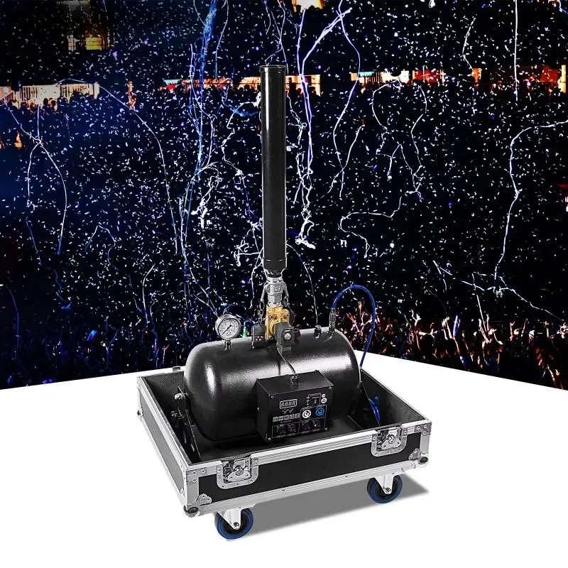 High quality DMX 512 Confetti Streamer Cannon Blaster Launcher for Party,Wedding,Celebration,Gender party,TV Drama Show,Concerts